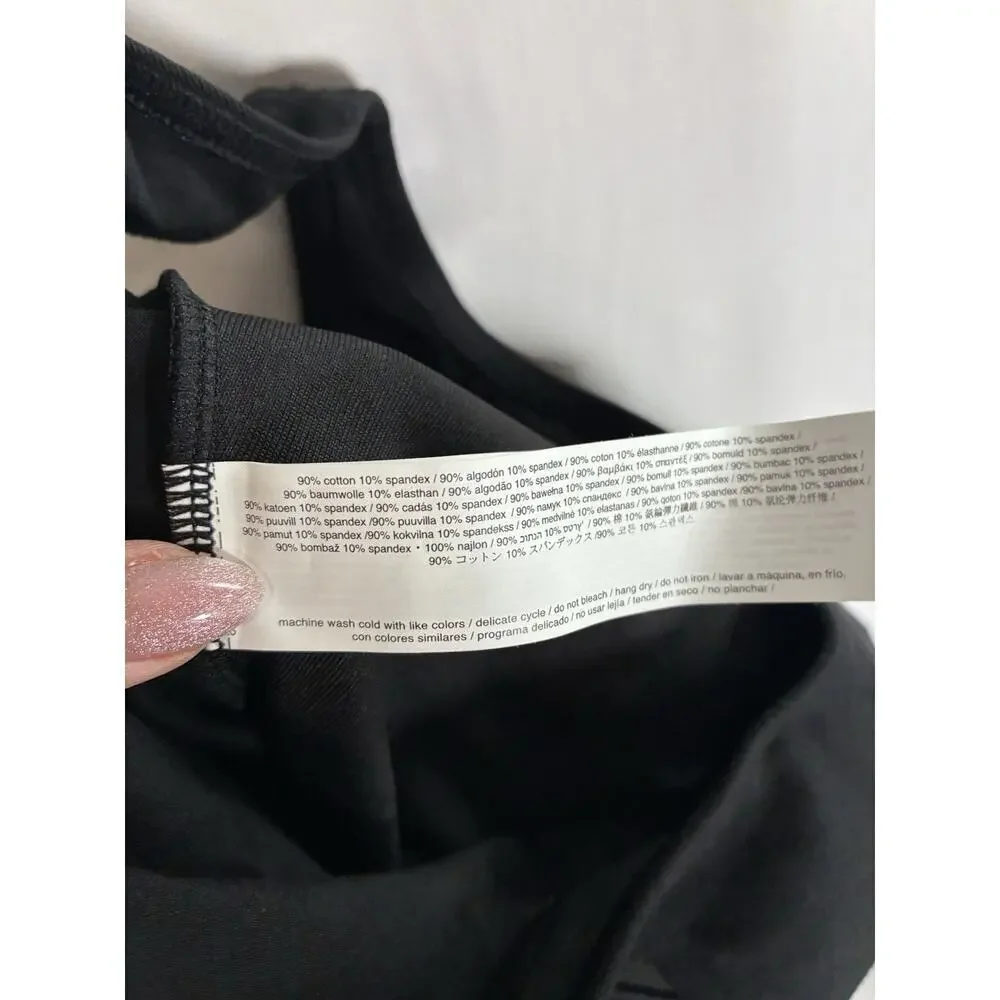 💰Capezio Dance Girls' High Neck Tank Leotard Black US XL Ballet Legline Dance